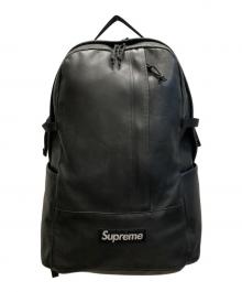 SUPREME（シュプリーム）の古着「Leather Backpack リュック」｜ブラック