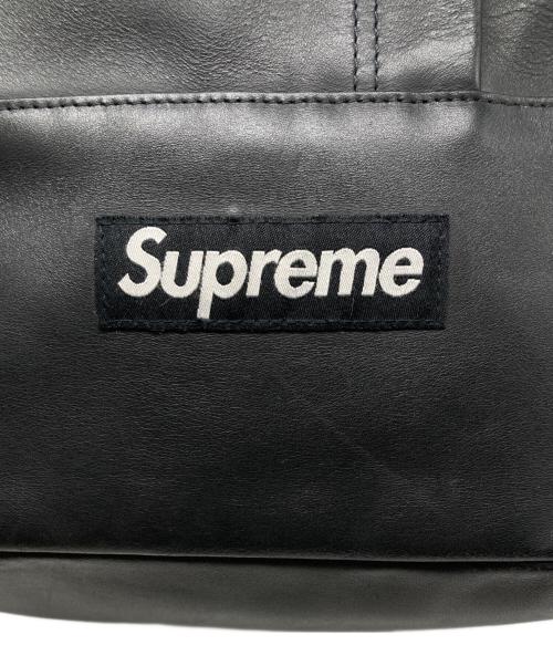 SUPREME（シュプリーム）Supreme (シュプリーム) Leather Backpack リュック ブラック サイズ:下記参照の古着・服飾アイテム