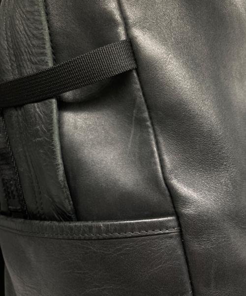 SUPREME（シュプリーム）Supreme (シュプリーム) Leather Backpack リュック ブラック サイズ:下記参照の古着・服飾アイテム