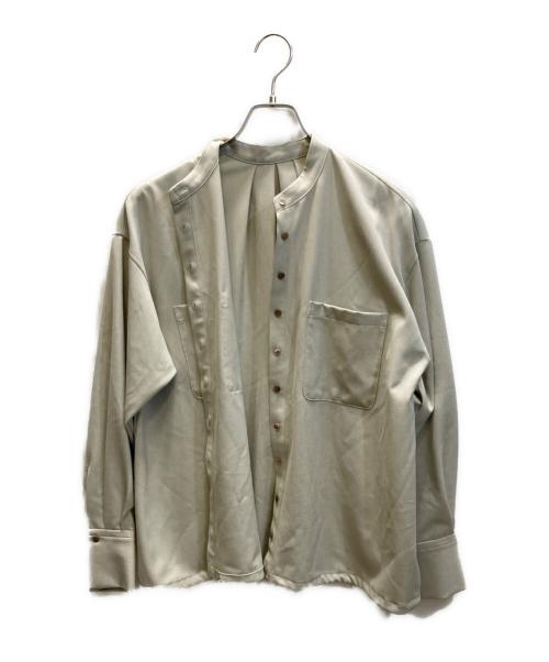 JOURNAL STANDARD（ジャーナルスタンダード）JOURNAL STANDARD (ジャーナルスタンダード) ウーリッシュツイルタックボリュームシャツ ベージュ サイズ:SIZE Freeの古着・服飾アイテム