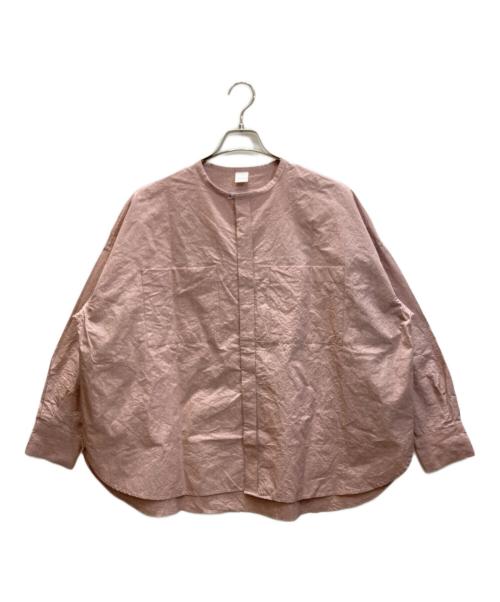 KAGURE（カグレ）KAGURE (カグレ) コットンリネンWポケットシャツ ピンク サイズ:下記参照の古着・服飾アイテム