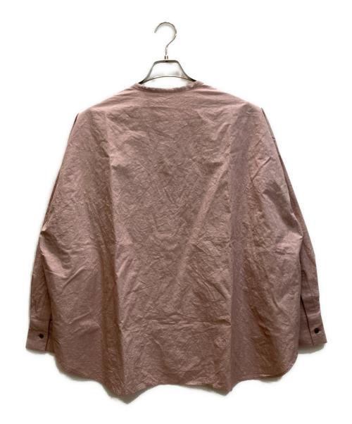 KAGURE（カグレ）KAGURE (カグレ) コットンリネンWポケットシャツ ピンク サイズ:下記参照の古着・服飾アイテム