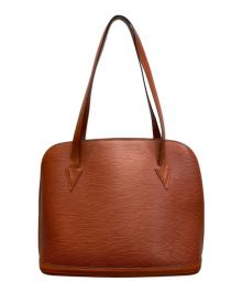 LOUIS VUITTON（ルイ ヴィトン）の古着「エピ リュサック トートバッグ」｜ブラウン