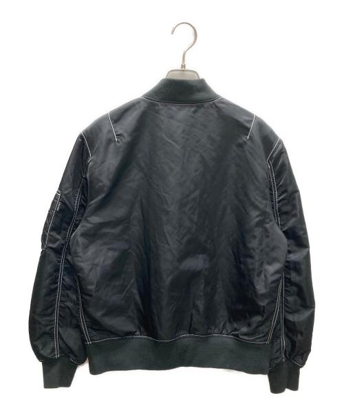 SUPREME（シュプリーム）Supreme (シュプリーム) Contrast Stitch Reversible MA-1 Jacket ブラック×ホワイト サイズ:Sの古着・服飾アイテム