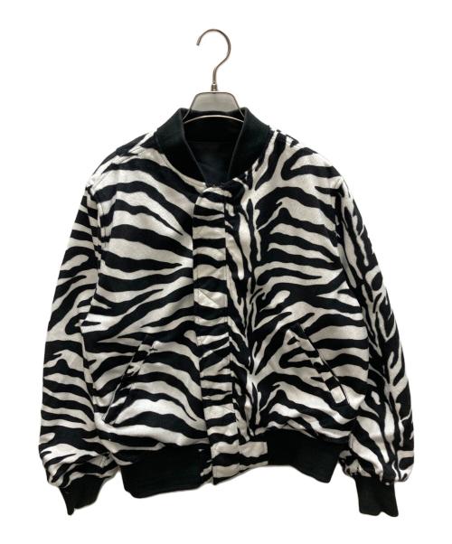 SUPREME（シュプリーム）Supreme (シュプリーム) Contrast Stitch Reversible MA-1 Jacket ブラック×ホワイト サイズ:Sの古着・服飾アイテム