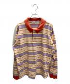 J.W.ANDERSONジェイダブリューアンダーソン）の古着「マルチボーダーポロシャツ」｜マルチカラー