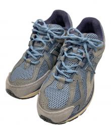 NEW BALANCE×AURALEE（ニューバランス×オーラリー）の古着「コラボローカットスニーカー」｜ネイビー×グレー