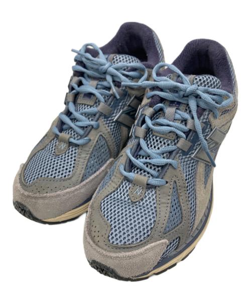 NEW BALANCE（ニューバランス）NEW BALANCE (ニューバランス) AURALEE (オーラリー) コラボローカットスニーカー ネイビー×グレー サイズ:SIZE 27cmの古着・服飾アイテム