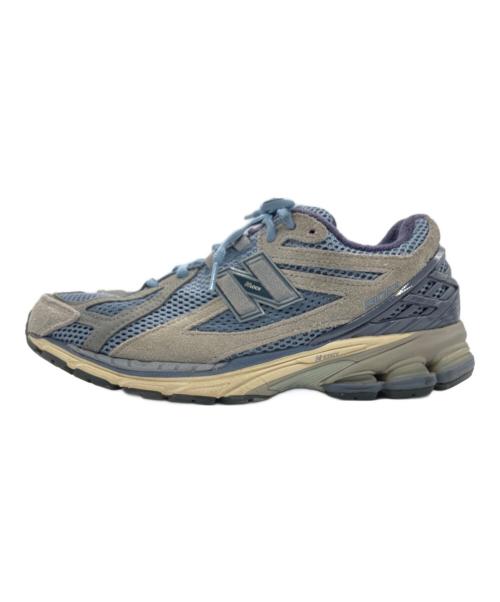 NEW BALANCE（ニューバランス）NEW BALANCE (ニューバランス) AURALEE (オーラリー) コラボローカットスニーカー ネイビー×グレー サイズ:SIZE 27cmの古着・服飾アイテム