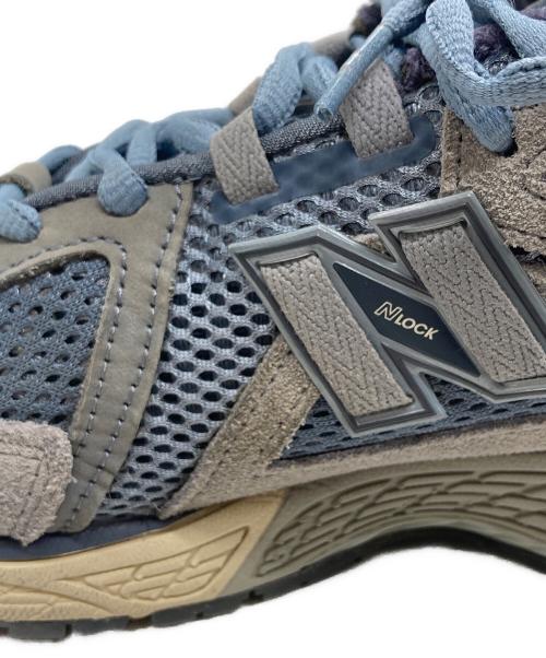 NEW BALANCE（ニューバランス）NEW BALANCE (ニューバランス) AURALEE (オーラリー) コラボローカットスニーカー ネイビー×グレー サイズ:SIZE 27cmの古着・服飾アイテム