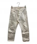 BONCOURAボンクラ）の古着「デニムパンツ」｜ホワイト