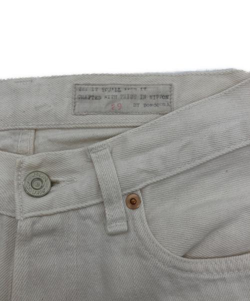 BONCOURA（ボンクラ）BONCOURA (ボンクラ) デニムパンツ ホワイト サイズ:SIZE 73.5cm (W29)の古着・服飾アイテム