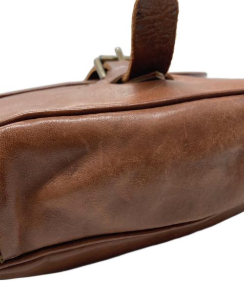 POLO RALPH LAUREN（ポロ・ラルフローレン）POLO RALPH LAUREN (ポロ・ラルフローレン) オールレザー フラップショルダーバッグ ブラウン サイズ:下記参照の古着・服飾アイテム