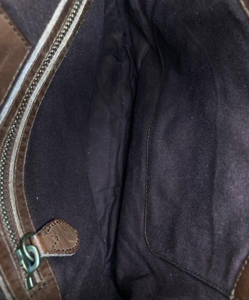 POLO RALPH LAUREN（ポロ・ラルフローレン）POLO RALPH LAUREN (ポロ・ラルフローレン) オールレザー フラップショルダーバッグ ブラウン サイズ:下記参照の古着・服飾アイテム