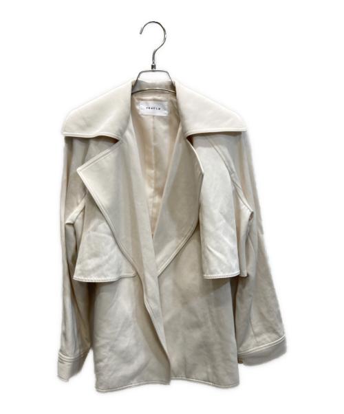 FRAY ID（フレイ アイディー）FRAY ID (フレイ アイディー) 3WAYミドルトレンチコート ホワイト サイズ:SIZE 0の古着・服飾アイテム