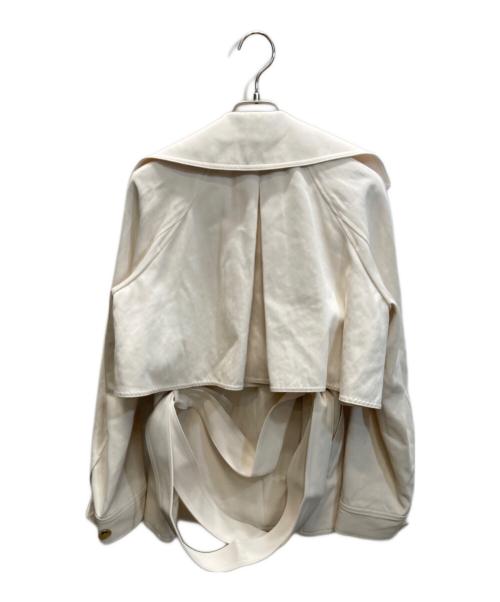 FRAY ID（フレイ アイディー）FRAY ID (フレイ アイディー) 3WAYミドルトレンチコート ホワイト サイズ:SIZE 0の古着・服飾アイテム