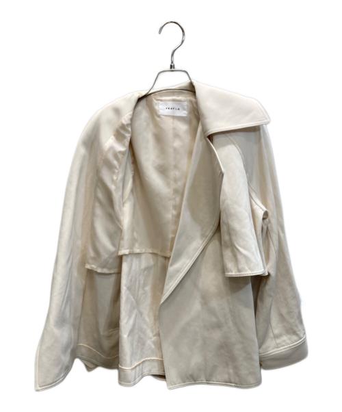 FRAY ID（フレイ アイディー）FRAY ID (フレイ アイディー) 3WAYミドルトレンチコート ホワイト サイズ:SIZE 0の古着・服飾アイテム
