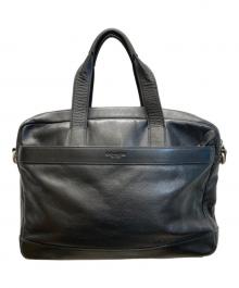COACH（コーチ）の古着「レザーブリーフケース」｜ブラック