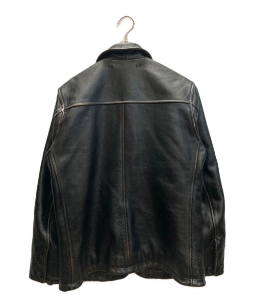 AVIREX（アヴィレックス）AVIREX (アヴィレックス) COWHIDE CARCOAT VINTAGE FINISH ブラック サイズ:SIZE Mの古着・服飾アイテム