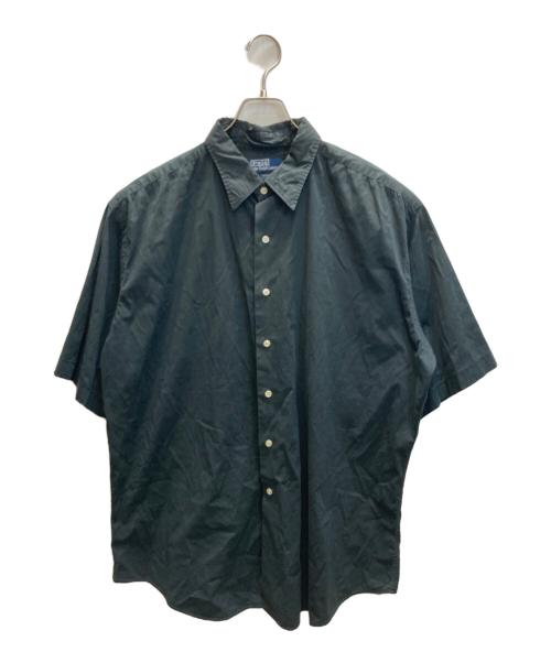 POLO RALPH LAUREN（ポロ・ラルフローレン）POLO RALPH LAUREN (ポロ・ラルフローレン) CROSS レギュラーカラーシャツ ブラック サイズ:SIZE XLの古着・服飾アイテム