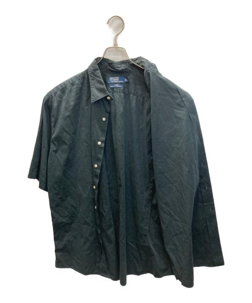 POLO RALPH LAUREN（ポロ・ラルフローレン）POLO RALPH LAUREN (ポロ・ラルフローレン) CROSS レギュラーカラーシャツ ブラック サイズ:SIZE XLの古着・服飾アイテム