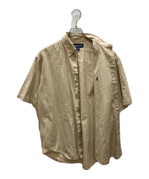 POLO RALPH LAUREN（ポロ・ラルフローレン）POLO RALPH LAUREN (ポロ・ラルフローレン) BLAIRE ボタンダウンシャツ ベージュ サイズ:Lの古着・服飾アイテム