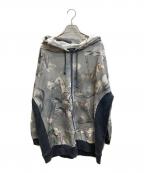 MILK BOYミルクボーイ）の古着「総柄ジップパーカー」｜マルチカラー