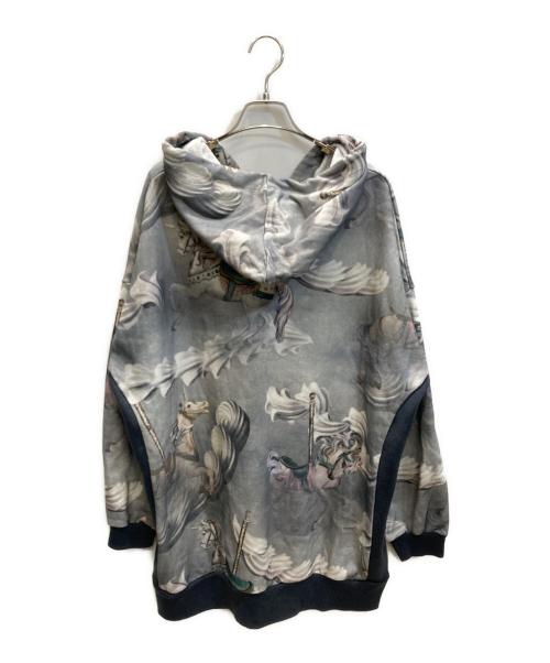 MILK BOY（ミルクボーイ）MILK BOY (ミルクボーイ) 総柄ジップパーカー マルチカラー サイズ:SIZE Lの古着・服飾アイテム