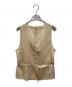 PRADA (プラダ) シルクノースリーブブラウス ベージュ サイズ:40：5000円