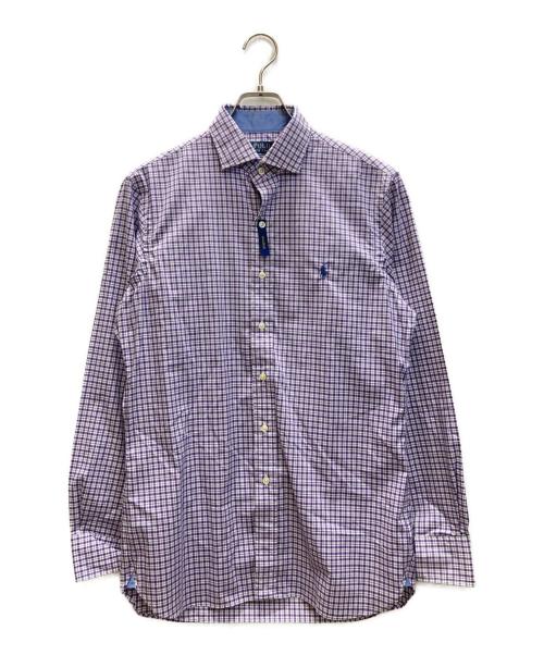 POLO RALPH LAUREN（ポロ・ラルフローレン）POLO RALPH LAUREN (ポロ・ラルフローレン) チェックシャツ パープル×ホワイト サイズ:Ｓ 未使用品の古着・服飾アイテム
