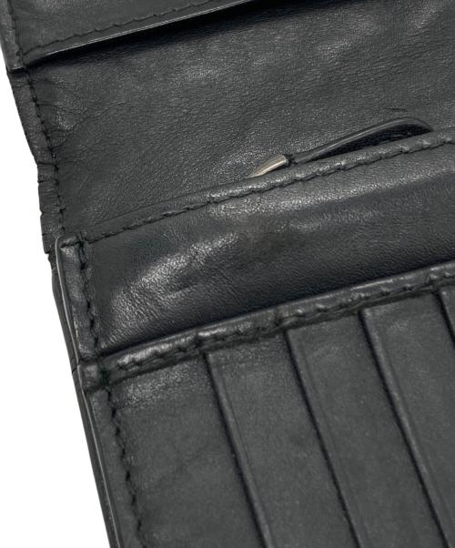 BOTTEGA VENETA（ボッテガベネタ）BOTTEGA VENETA (ボッテガベネタ) イントレチャート 長財布 ブラック サイズ:下記参照の古着・服飾アイテム