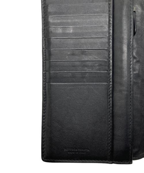 BOTTEGA VENETA（ボッテガベネタ）BOTTEGA VENETA (ボッテガベネタ) イントレチャート 長財布 ブラック サイズ:下記参照の古着・服飾アイテム