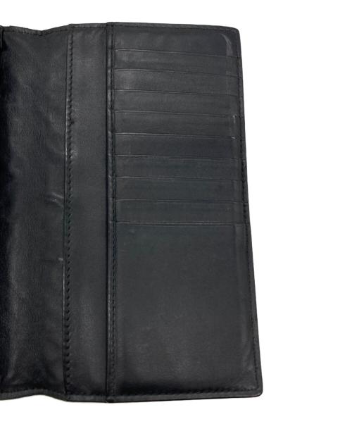 BOTTEGA VENETA（ボッテガベネタ）BOTTEGA VENETA (ボッテガベネタ) イントレチャート 長財布 ブラック サイズ:下記参照の古着・服飾アイテム