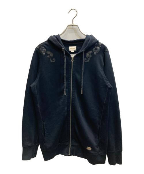 DIESEL（ディーゼル）DIESEL (ディーゼル) ジップアップパーカー ブラック サイズ:SIZE Mの古着・服飾アイテム
