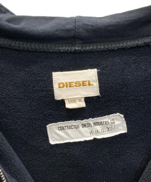 DIESEL（ディーゼル）DIESEL (ディーゼル) ジップアップパーカー ブラック サイズ:SIZE Mの古着・服飾アイテム