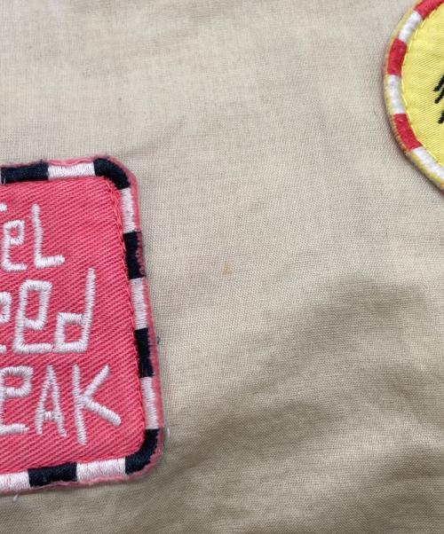 DIESEL（ディーゼル）DIESEL (ディーゼル) ダブルジップワッペンジャケット ベージュ サイズ:SIZE Lの古着・服飾アイテム