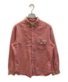 BARACUTA（バラクータ）の古着「チェックシャツ」｜レッド×ホワイト