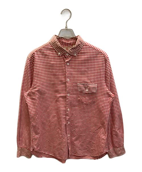BARACUTA（バラクータ）BARACUTA (バラクータ) チェックシャツ レッド×ホワイト サイズ:SIZE 42の古着・服飾アイテム