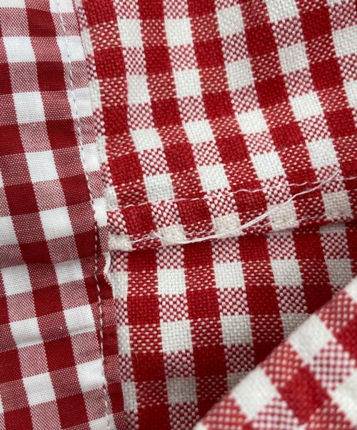 BARACUTA（バラクータ）BARACUTA (バラクータ) チェックシャツ レッド×ホワイト サイズ:SIZE 42の古着・服飾アイテム
