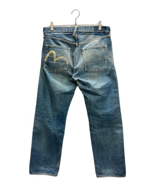 EVISU（エヴィス）EVISU (エヴィス) デニムパンツ インディゴ サイズ:印字薄れにより不明の古着・服飾アイテム