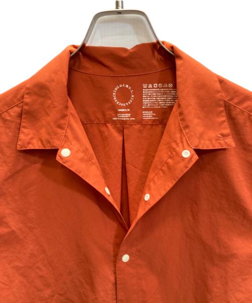 山と道（ヤマトミチ）山と道 (ヤマトミチ) Bamboo Shirt バンブーシャツ オレンジ サイズ:SIZE Mの古着・服飾アイテム