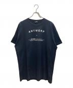 RAF SIMONSラフシモンズ）の古着「ANTWERP TOUR Tシャツ」｜ネイビー