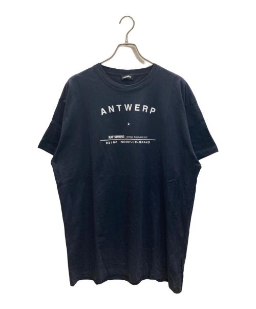 RAF SIMONS（ラフシモンズ）RAF SIMONS (ラフシモンズ) ANTWERP TOUR Tシャツ ネイビー サイズ:SIZE Lの古着・服飾アイテム
