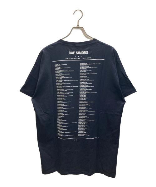 RAF SIMONS（ラフシモンズ）RAF SIMONS (ラフシモンズ) ANTWERP TOUR Tシャツ ネイビー サイズ:SIZE Lの古着・服飾アイテム