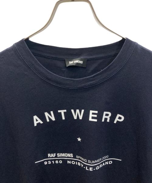 RAF SIMONS（ラフシモンズ）RAF SIMONS (ラフシモンズ) ANTWERP TOUR Tシャツ ネイビー サイズ:SIZE Lの古着・服飾アイテム