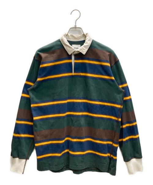 DRAKE'S（ドレイクス）DRAKE'S (ドレイクス) マルチボーダーラガーシャツ マルチカラー サイズ:SIZE Lの古着・服飾アイテム