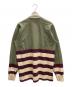 DRAKE'S (ドレイクス) パネルボーダーラガーシャツ オリーブ サイズ:SIZE L：11000円