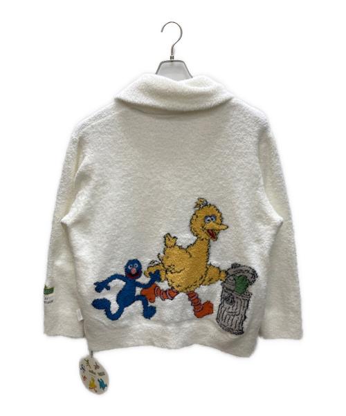 gelato pique（ジェラートピケ）gelato pique (ジェラートピケ) ショールカラーカーディガン ホワイト サイズ:MLサイズの古着・服飾アイテム
