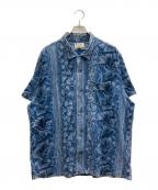 RRLダブルアールエル）の古着「アロハシャツ」｜ブルー