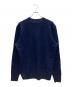 POLO RALPH LAUREN (ポロ・ラルフローレン) カシミヤ混ケーブルニット ネイビー サイズ:L 未使用品：9000円